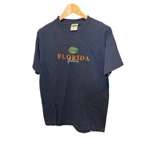 Florida Gators Navy Blue Embroidered Crewneck T Shirt Sz L